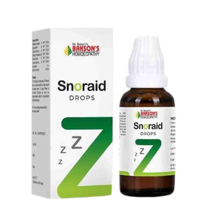 Bakson's Snoraid Drops - Natural Homeopathic Relief for Snoring, 0.12 kg