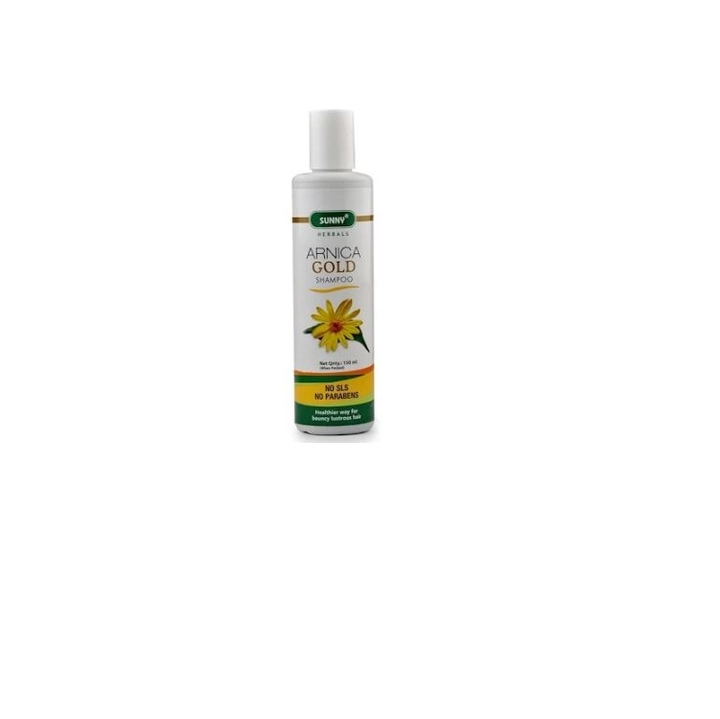 Bakson Sunny Arnica Gold Shampoo for bouncy, lustrous hair, No parabens, 0.10 kg