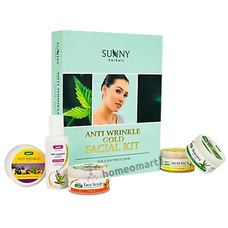 Bakson Sunny Anti Wrinkle Facial Kit for a firm, hydrated & youthful glow, 0.99 kg