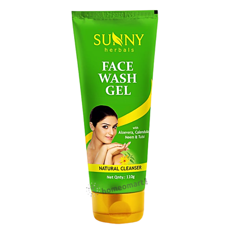 Bakson's Face Wash Gel with Neem, Tulsi, Aloe Vera Refreshing Cleanser, 0.00 kg