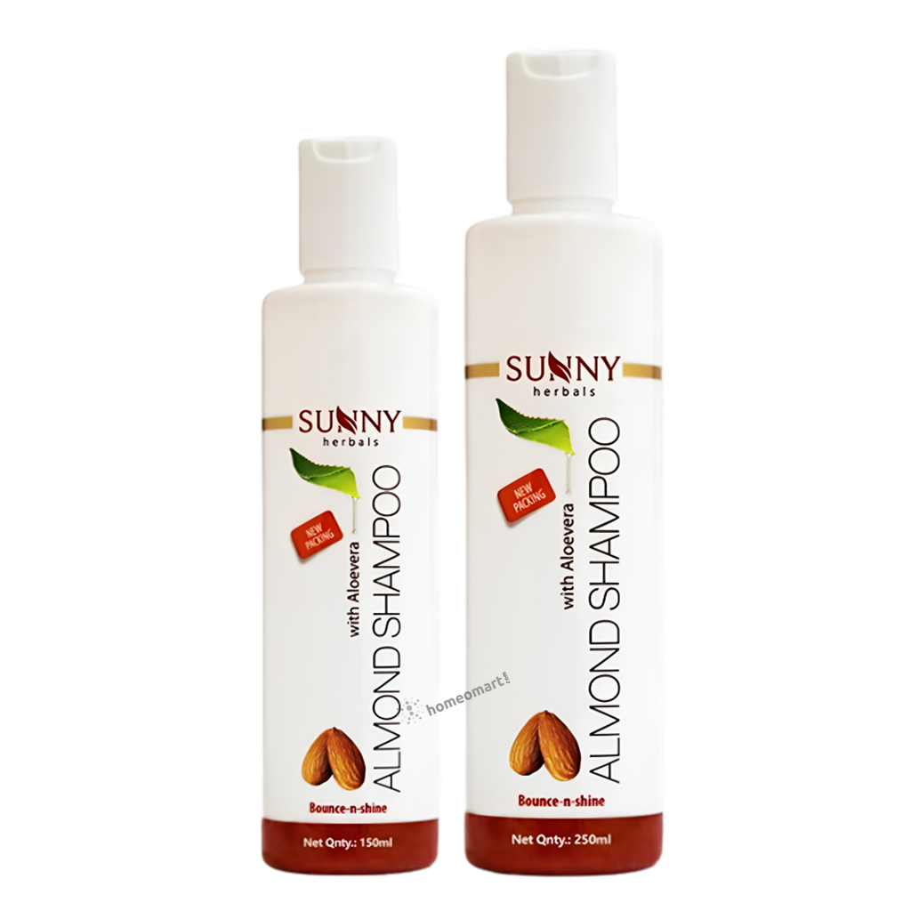 Bakson's Sunny Almond Shampoo with Aloe Vera Nourish, Strengthen, and Shine, 0.30 kg