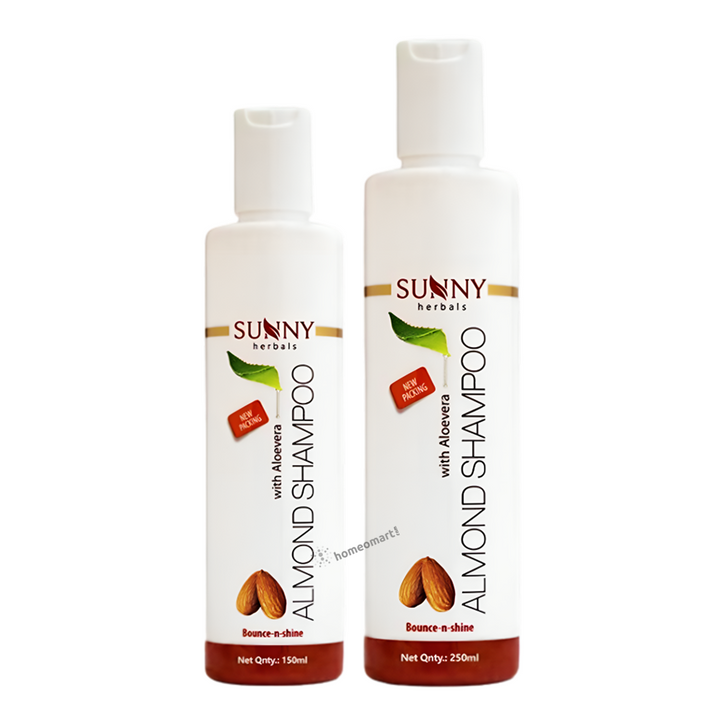 Bakson's Sunny Almond Shampoo with Aloe Vera Nourish, Strengthen, and Shine, 0.30 kg