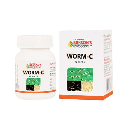 Bakson Worm C Tablets for deworming, itching of anus & nose, 0.12 kg