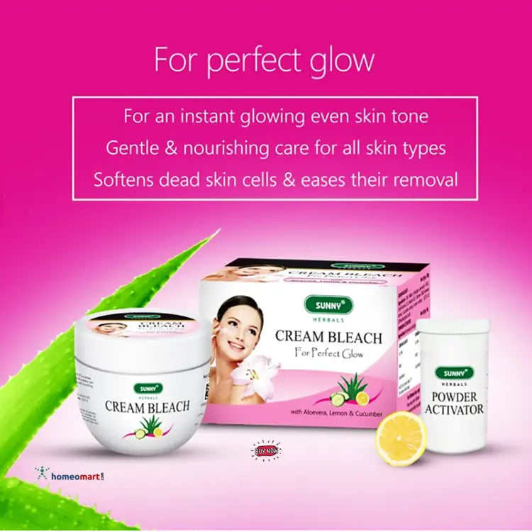 Bakson's Cream Bleach: Brighten, Whiten & Glow Naturally, 0.00 kg
