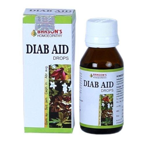 Bakson's Diab Aid Drops Homeopathic Remedy for Blood Sugar Control, 0.08 kg