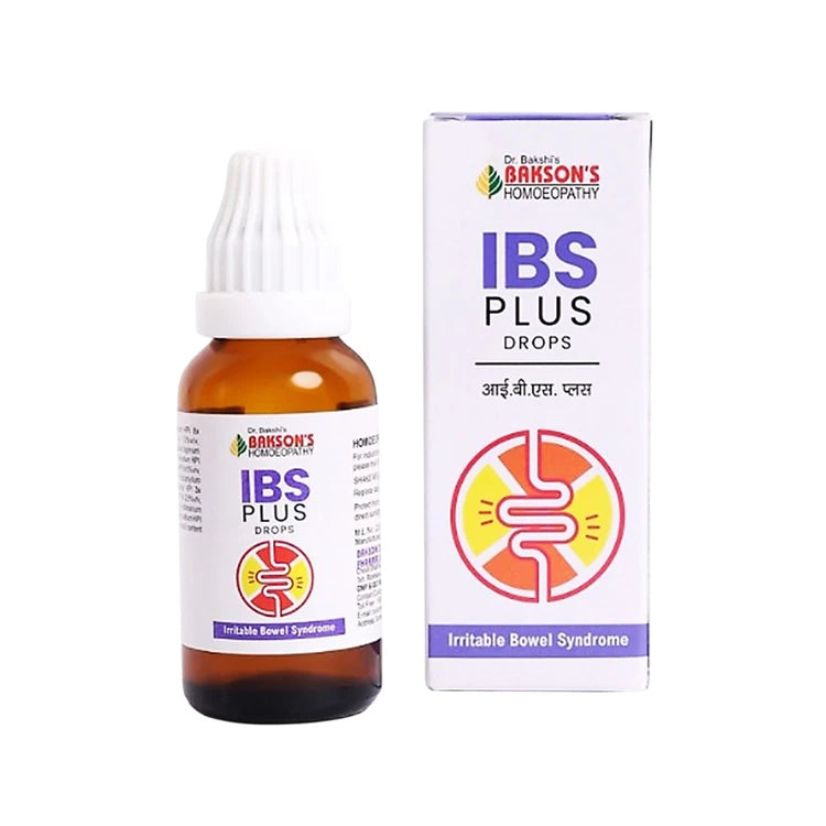 Bakson's IBS Plus Drops Homeopathic Relief for Irritable Bowel Syndrome (IBS), 0.12 kg
