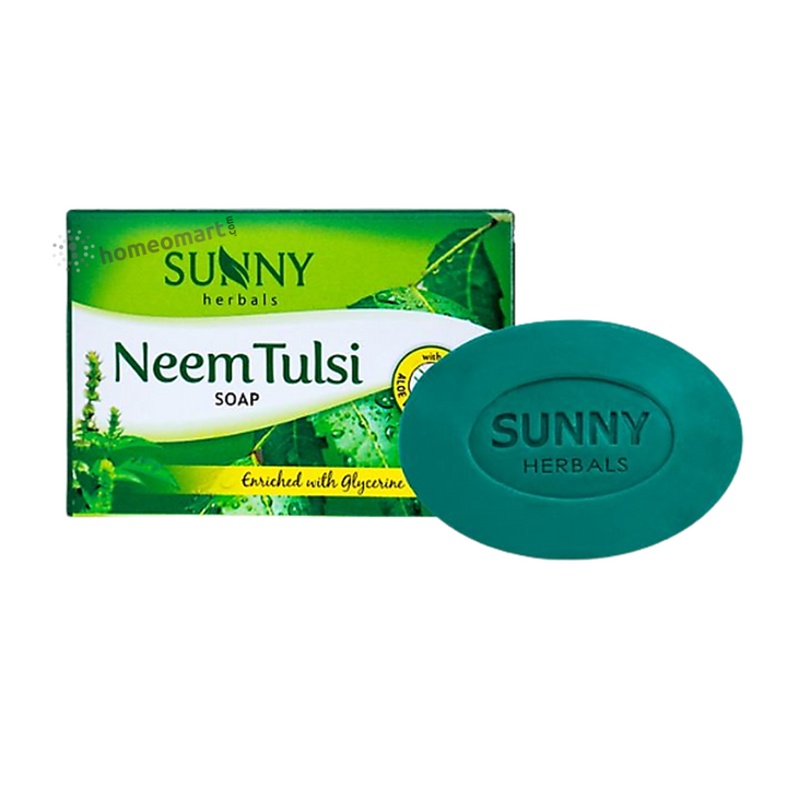 Bakson's Sunny Herbals Neem Tulsi Soap Acne & Skin Infection Relief, 0.20 kg