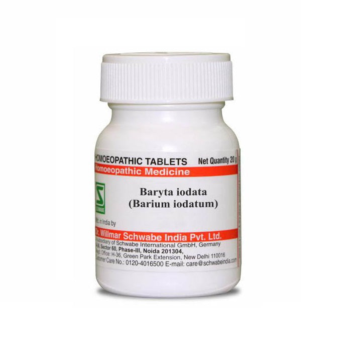 Baryta Iodatum Homeopathy Trituration (Tablets) 3X, 6X, 0.08 kg