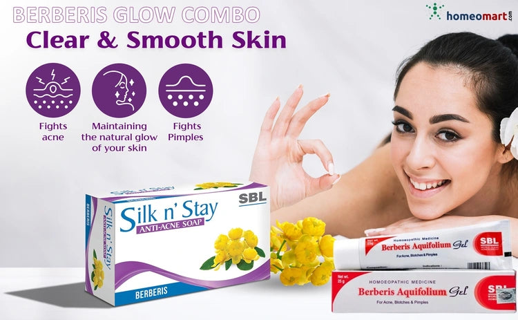 SBL Berberis Aquifolium Gel for Acne, Blemishes & Clear Complexion, 0.08 kg