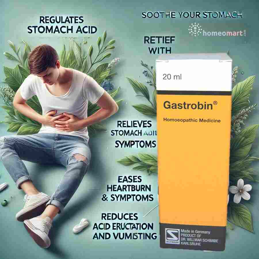Schwabe German Gastrobin Drops for Hyperacidity, Gastric Complaints, 0.07 kg