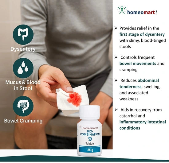SBL Bio-combination (BC9) Tablets for Dysentery & Cramping, 0.08 kg