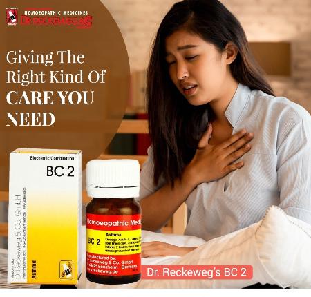 Dr. Reckeweg Bio-combination (BC2) Tablets for Asthma and Bronchial Health, 0.08 kg