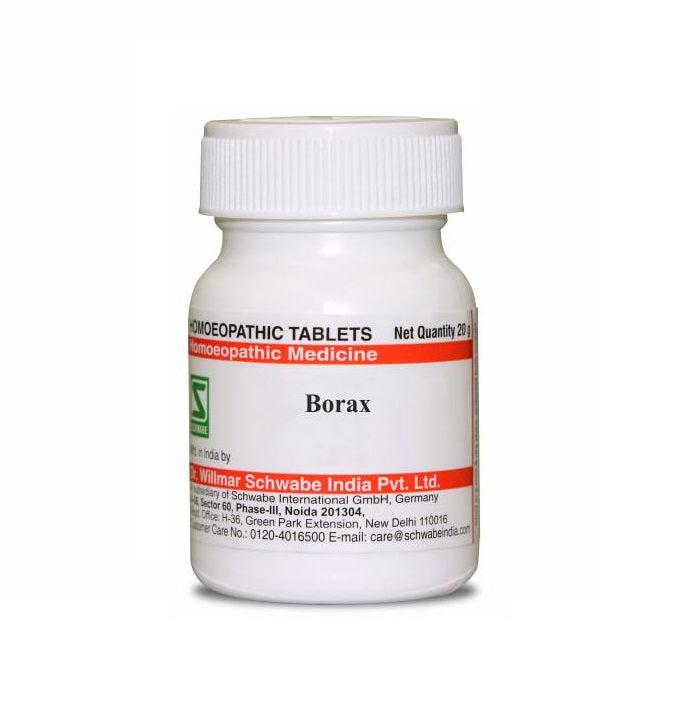 Borax Homeopathy Trituration (Tablets ) 3X, 6X, 0.08 kg