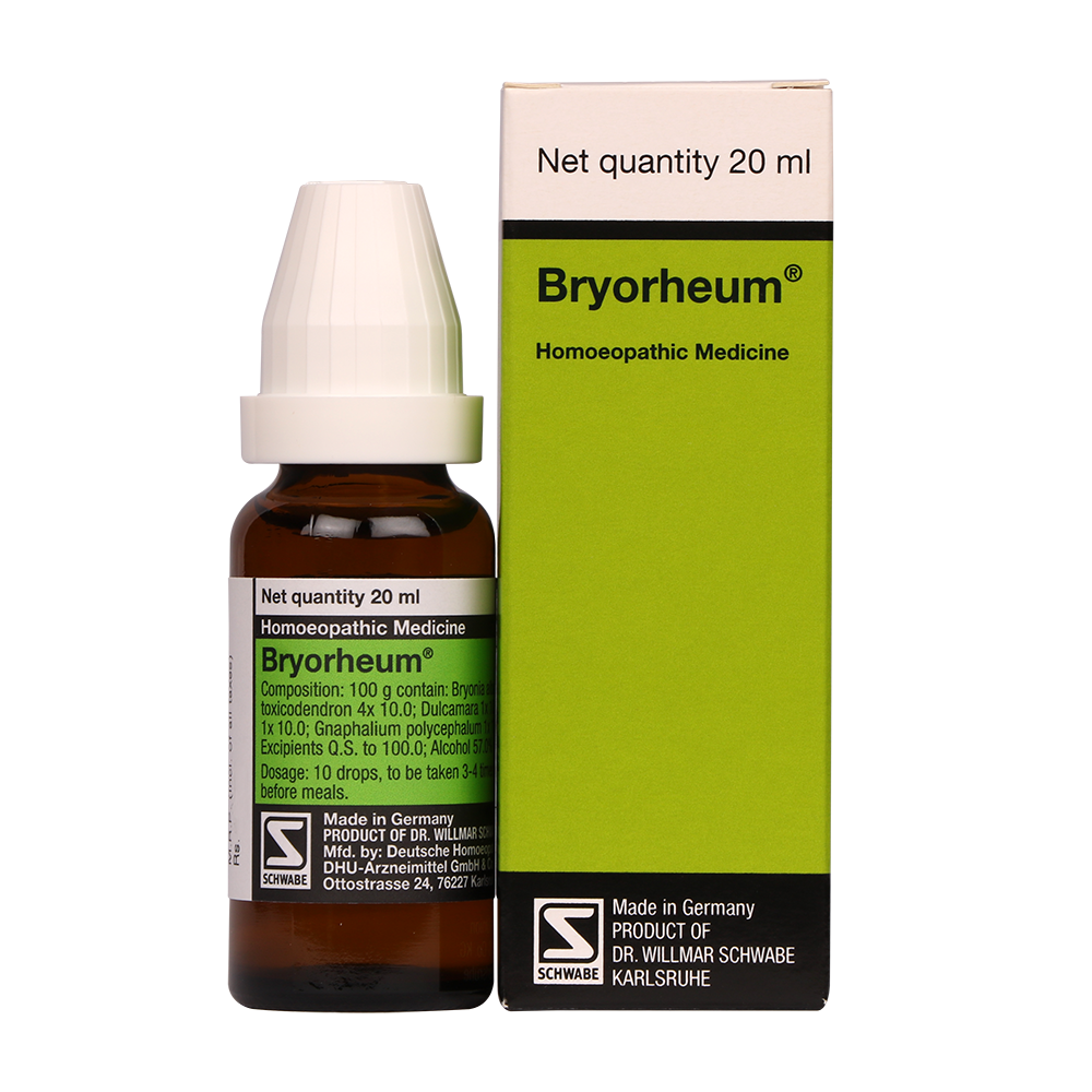 Schwabe German Bryorheum Drops for Rheumatism, Swelling & Joint Pain, 0.08 kg