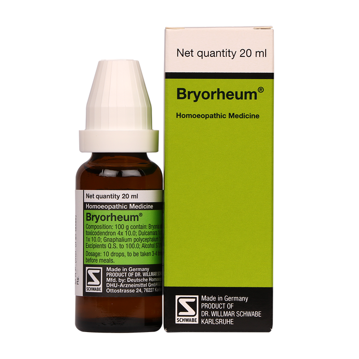 Schwabe German Bryorheum Drops for Rheumatism, Swelling & Joint Pain, 0.08 kg