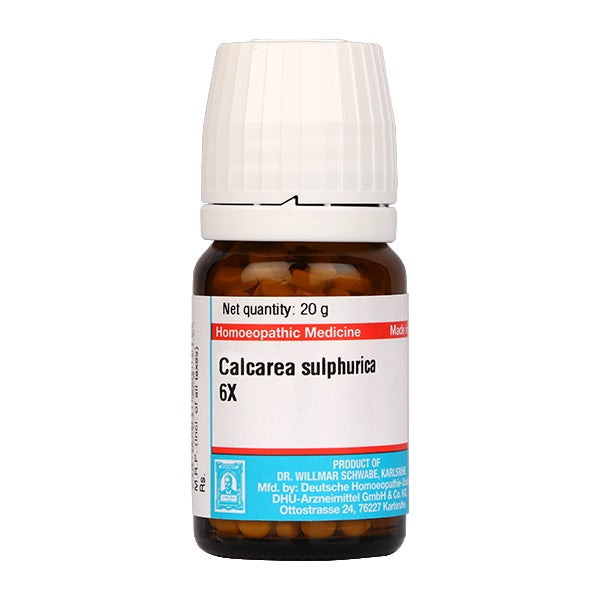 Schwabe Biochemic Calcarea Sulphurica Tablets for Eczema, Skin Eruptions & Pimples, 0.08 kg