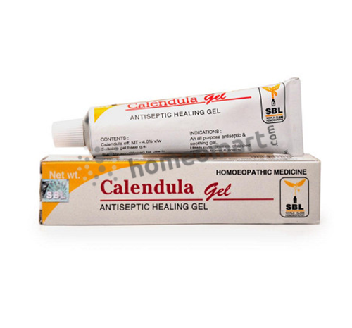 SBL Calendula Antiseptic Gel for Burns, Cuts, Wounds, 0.08 kg