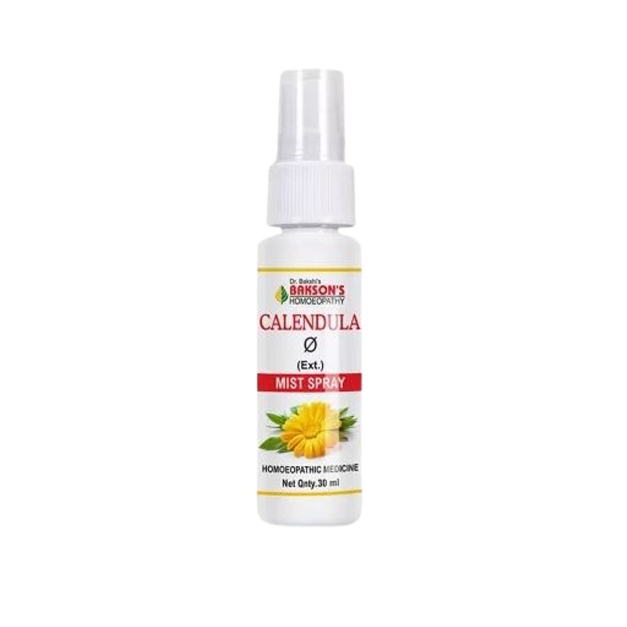 Bakson's Calendula Mist Spray Natural Antiseptic for Cuts, Burns, and Sunburn Relief, 0.08 kg