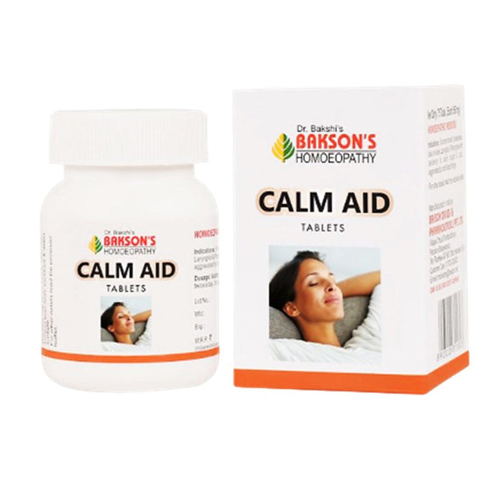 Baksons Calm Aid Tablets for Anxiety Relief and Better Sleep, 0.07 kg