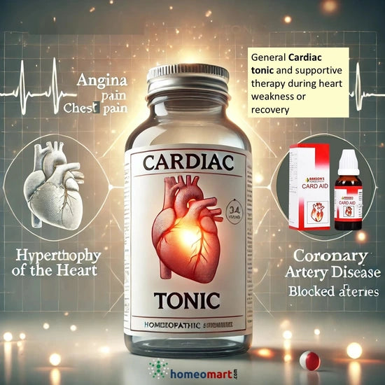 Bakson's Card Aid Homeopathic Heart Tonic for Angina, Arrhythmia & Cardiac Support, 0.08 kg