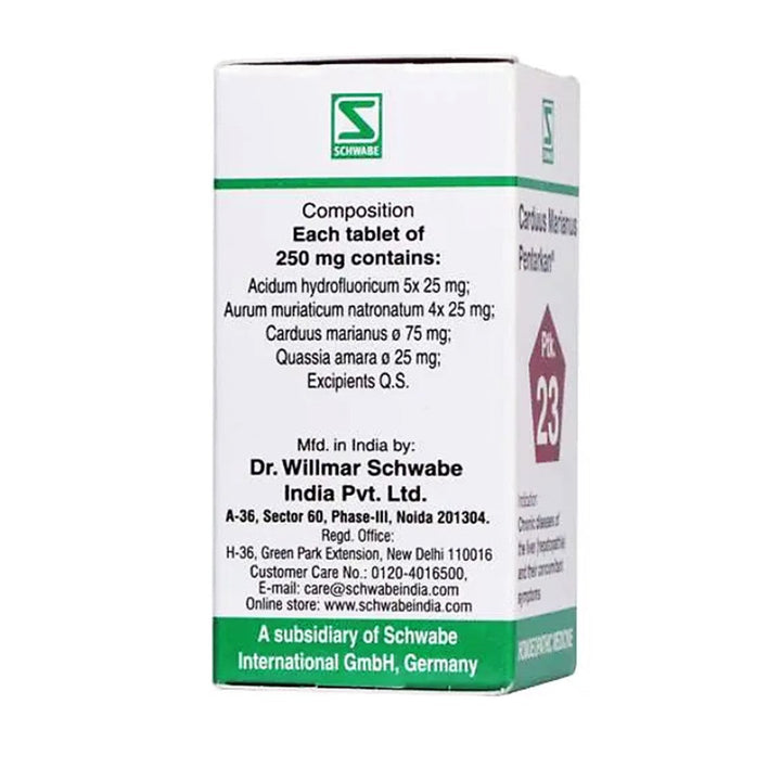 Schwabe Carduus Marianus Pentarkan Liver Support for Fatty Liver, Cirrhosis & Jaundice, 0.08 kg