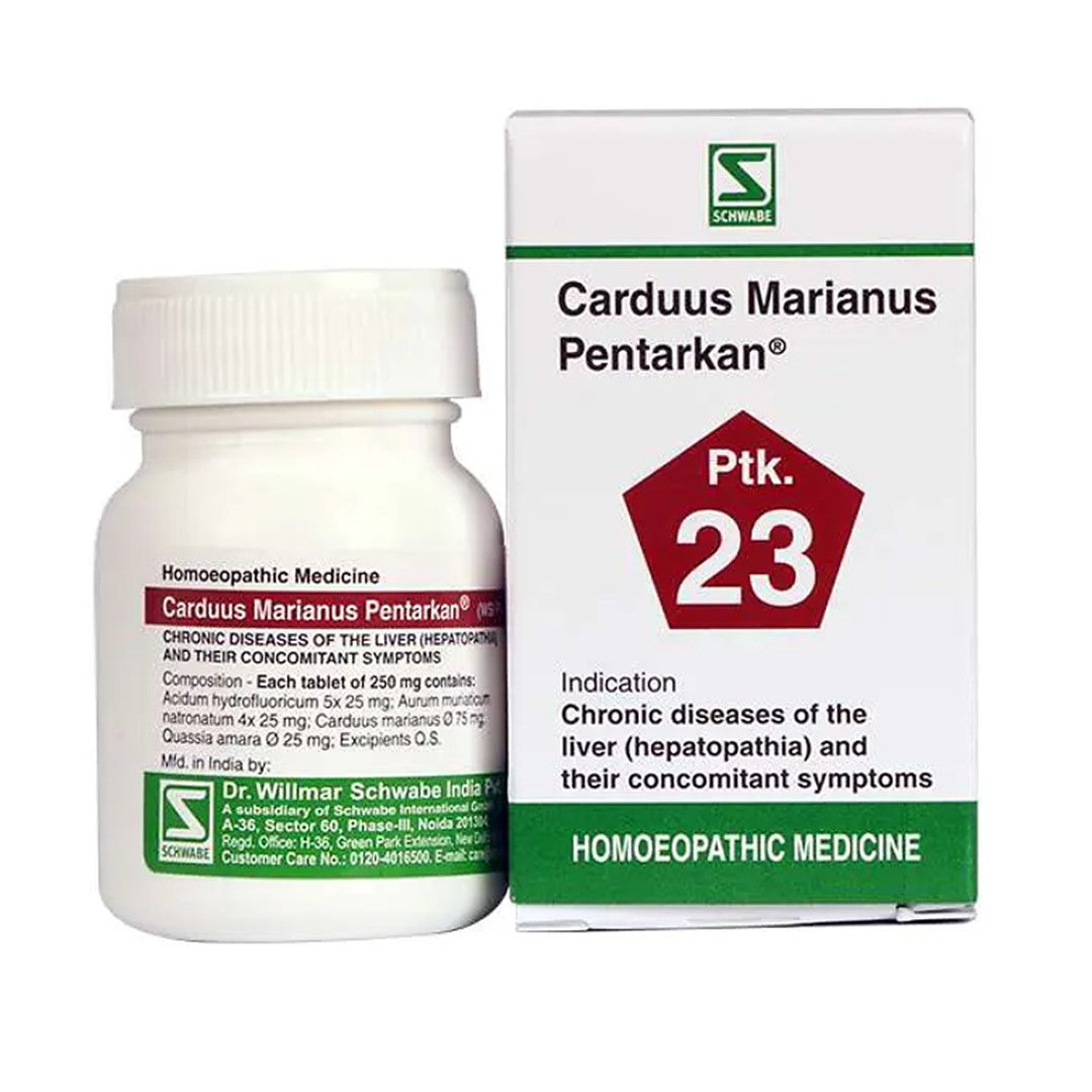 Schwabe Carduus Marianus Pentarkan Liver Support for Fatty Liver, Cirrhosis & Jaundice, 0.08 kg