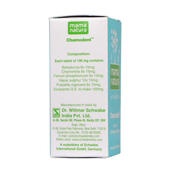 Schwabe Chamodent Tablets for Infant Teething Relief, 0.08 kg