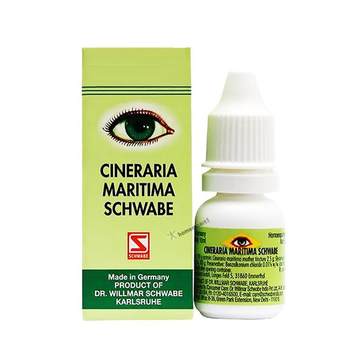 German Schwabe Cineraria Maritima Eye Drops | Cataract & Dry Eye Relief, 0.10 kg