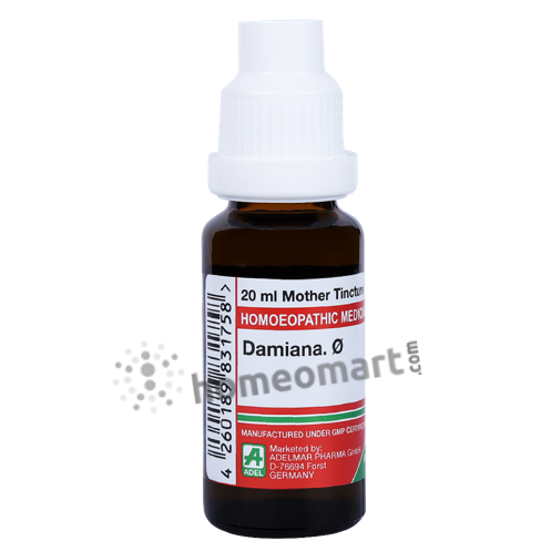 German Damiana Homeopathy Mother Tincture | Dr. Reckeweg, WSG, 0.08 kg