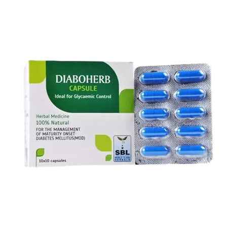 SBL Diaboherb Syrup & Capsules Homeopathic Blood Sugar Support for Diabetes, 0.20 kg