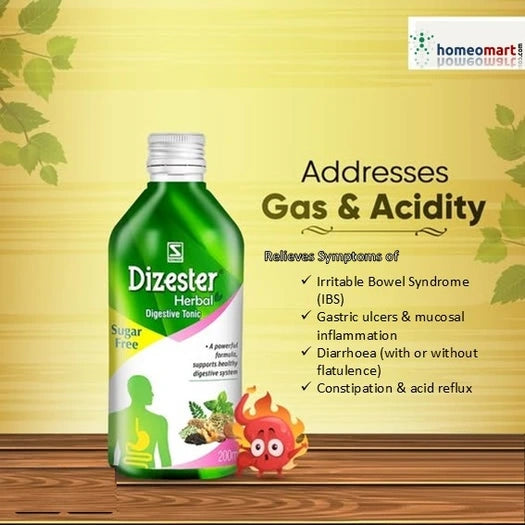 Schwabe Dizester Digestive Tonic (SF) Relief for Acidity, Dyspepsia & Flatulence, 0.15 kg