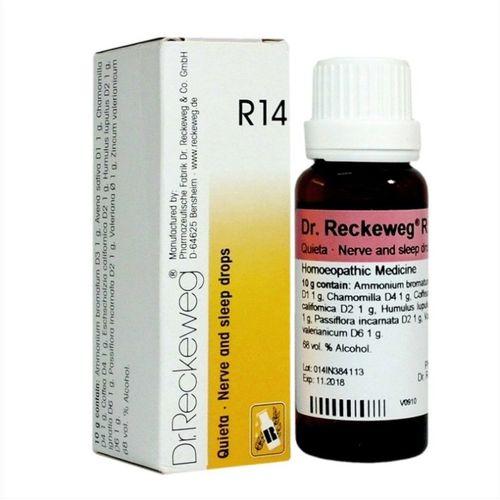 Dr.Reckeweg R14 Nerve & Sleep drops for Restlessness, Mental Conflicts, 0.08 kg