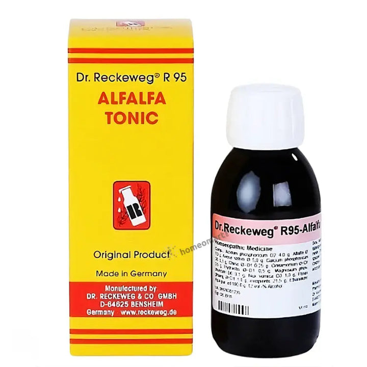 Dr. Reckeweg Alfalfa Tonic with Ginseng Revitalize Your Vitality Naturally, 0.40 kg