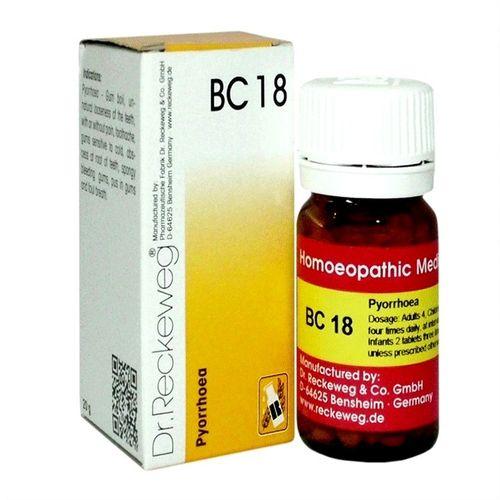 Dr. Reckeweg Bio-combiantion (BC18) Tablets for Pyorrhoea & Gum Health, 0.08 kg