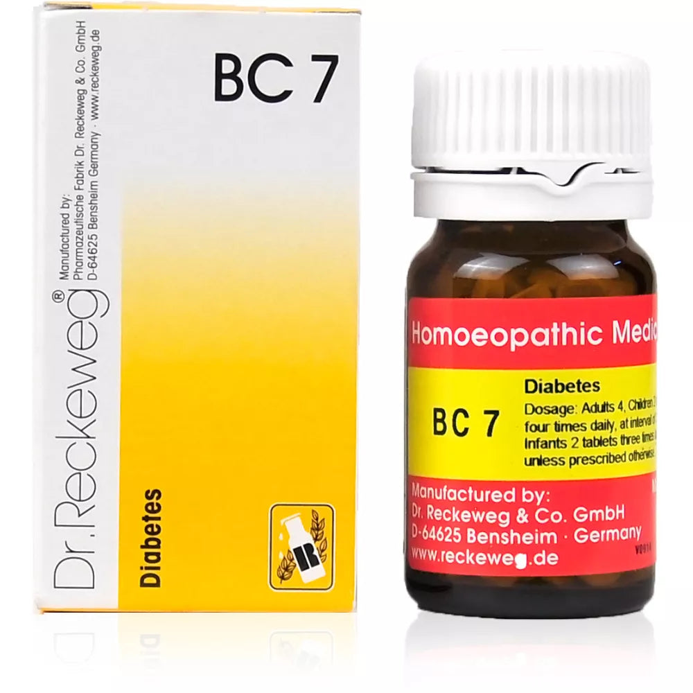 Dr. Reckeweg Bio-combination (BC7) Tablets for Diabetes, 0.08 kg