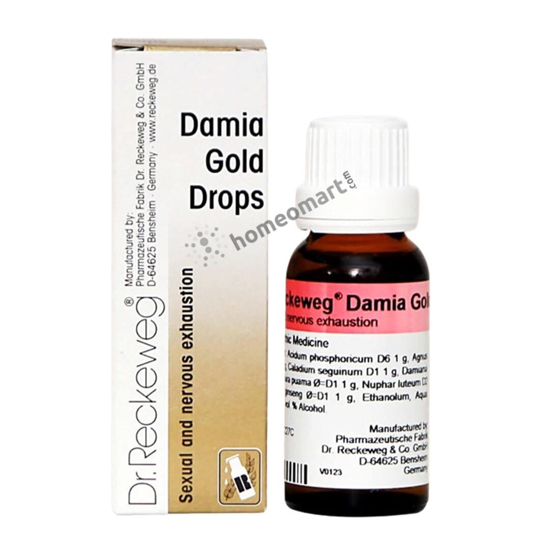 Dr. Reckeweg R109 Damia Gold Natural German Tonic for Sexual Vitality & Stamina, 0.08 kg