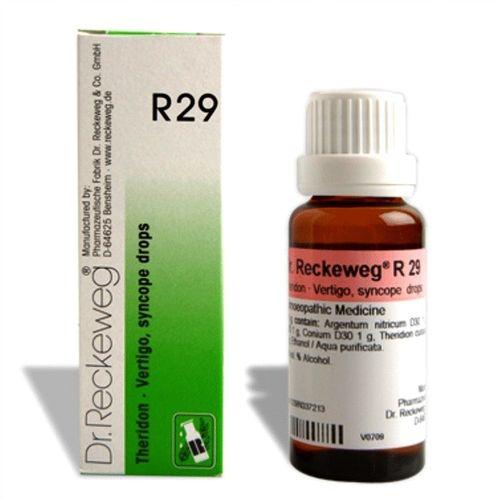 Dr. Reckeweg R29 German Homeopathic Treatment for Vertigo, 0.08 kg