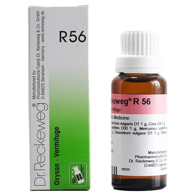 Dr. Reckeweg R56 Worm Drops Natural Deworming for Adults & Kids, 0.10 kg