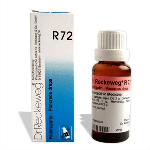 Dr. Reckeweg R72 Pancreas Drops Homeopathy for Pancreatitis & Pancreatic Health, 0.08 kg