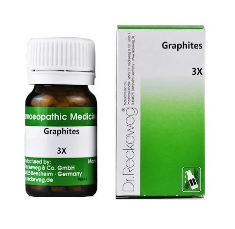 Dr Reckeweg German Graphites 3X Homeopathy Trituration, 0.08 kg