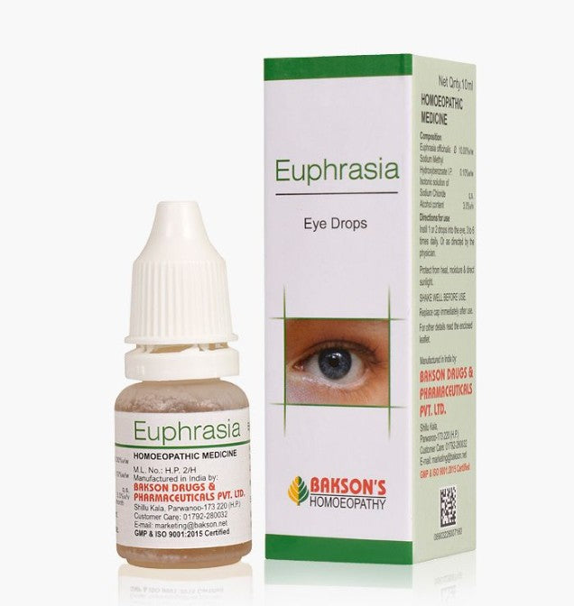 Bakson Euphrasia Eye Drops Relief from Conjunctivitis, Irritation & Dry Eyes (10ml), 0.08 kg