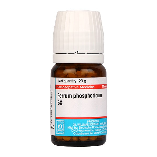 Schwabe Biochemic Ferrum Phosphoricum Tablets for Anemia, Acute Fever, 0.08 kg