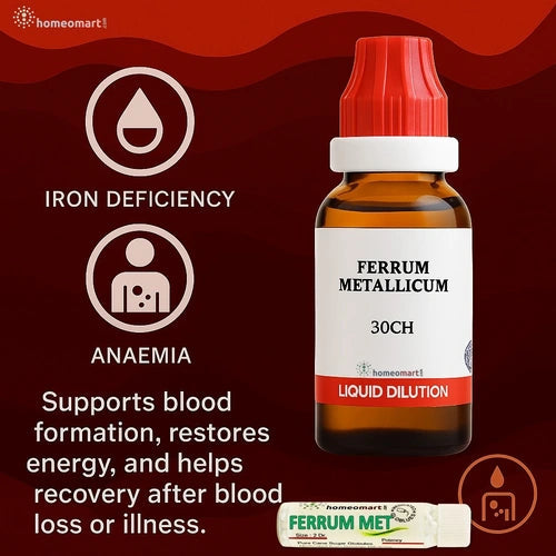 Ferrum Metallicum 3X, 6X Homeopathy Trituration Tablets, 0.08 kg