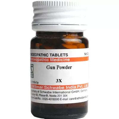 Gun Powder 3X, 6x Homeopathy Trituration Tablets in SBL, Schwabe, 0.10 kg