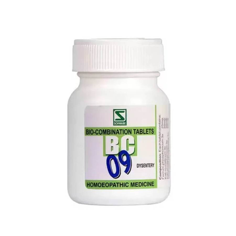 Schwabe Bio-combination (BC9) Tablets for Dysentery, Mucus & Blood in Stools, 0.08 kg