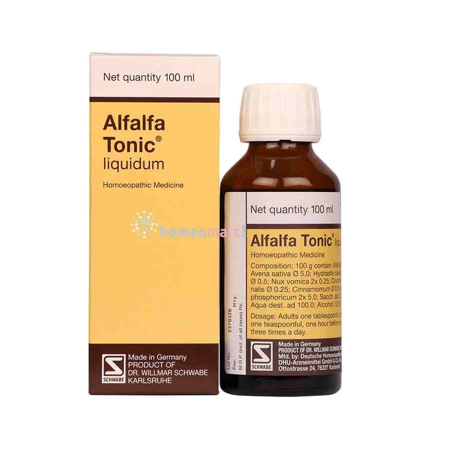 Schwabe German Alfalfa Tonic - Premium Homeopathic Family Health Supplement, 0.39 kg