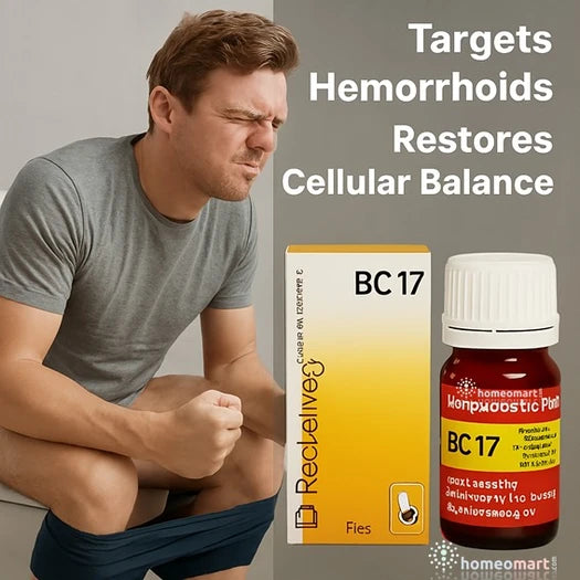 Dr. Reckeweg Bio-combinaiton (BC 17) Tablets for Piles and Hemorrhoids, 0.08 kg