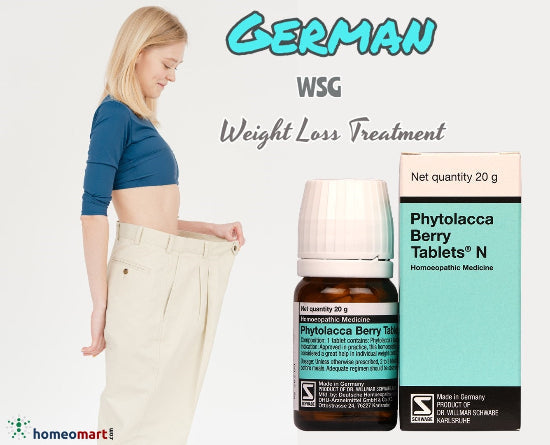 Schwabe German Phytolacca Berry Tablets N for Weight Control, 0.10 kg
