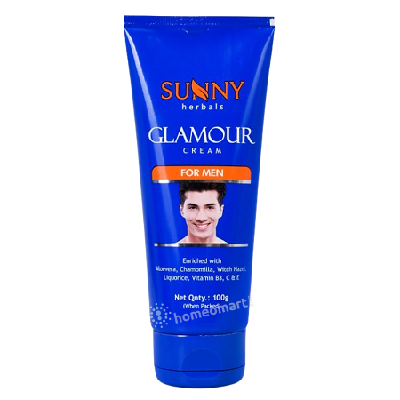 Bakson Sunny Herbals Glamour Cream for Men Brightening & UV Protection, 0.16 kg