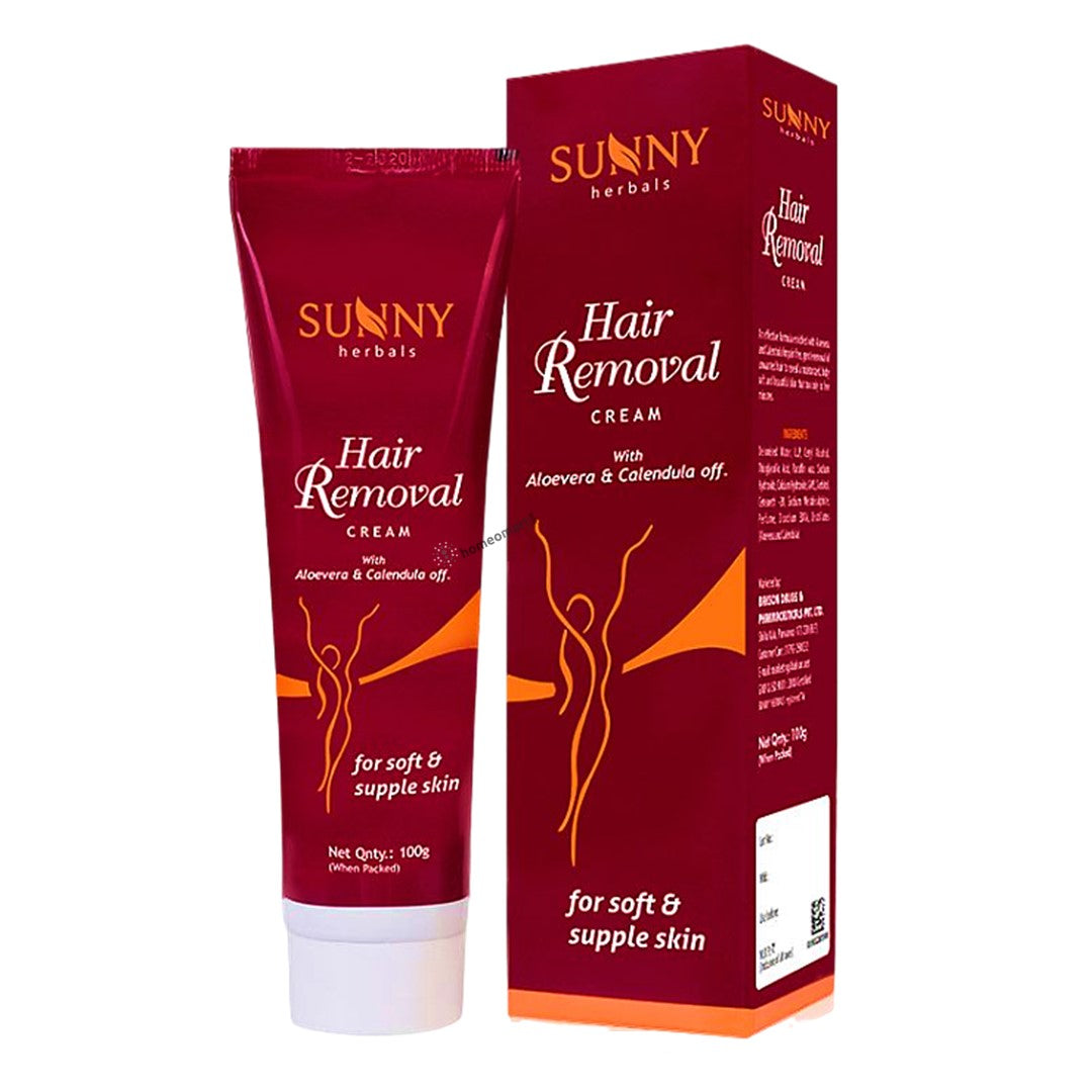 Bakson Sunny Hair Removal Cream Gentle, Pain-Free Hair Removal with Aloe Vera & Calendula, 0.20 kg